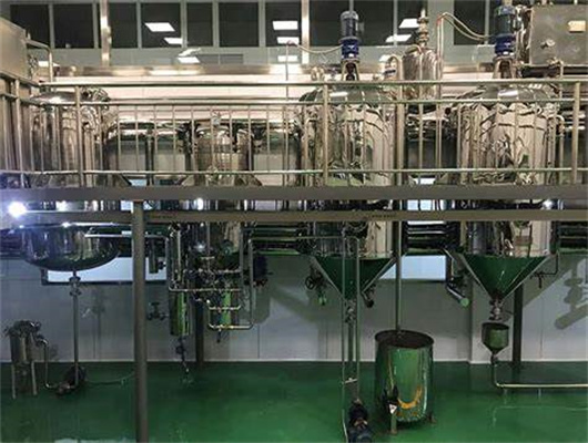 chemical methods peanut oil refinery machine in zambia