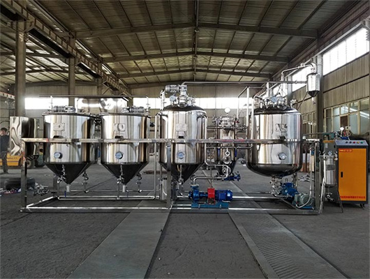 50tpd peanut oil refining machine in zambia